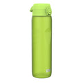 Green ION8 Recyclon 1-litre leak-proof water bottle with a secure lid and durable design, ideal for hydration on the go.