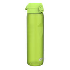 Green ION8 Recyclon 1-litre leak-proof water bottle with a secure lid and durable design, ideal for hydration on the go.