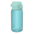 ION8 Recyclon Sonic Blue 350ml leak-proof water bottle for kids with durable, eco-friendly design and secure lid.