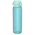 Ion8 Recyclon Bottle Sonic Blue 500ml water bottle with leak-proof design and slim shape, made from eco-friendly Recyclon material.