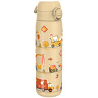 Ion8 stainless steel water bottle, 600ml, leak-proof and slim design, durable steel water bottle for daily hydration.
