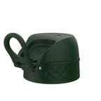 Dark green ION8 leak-proof water bottle replacement lid for small and medium bottles, part of Xtras & Add-Ons collection.