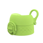 Green replacement lid for ION8 leak-proof water bottles, small to medium size, part of Xtras & Add-Ons accessories.
