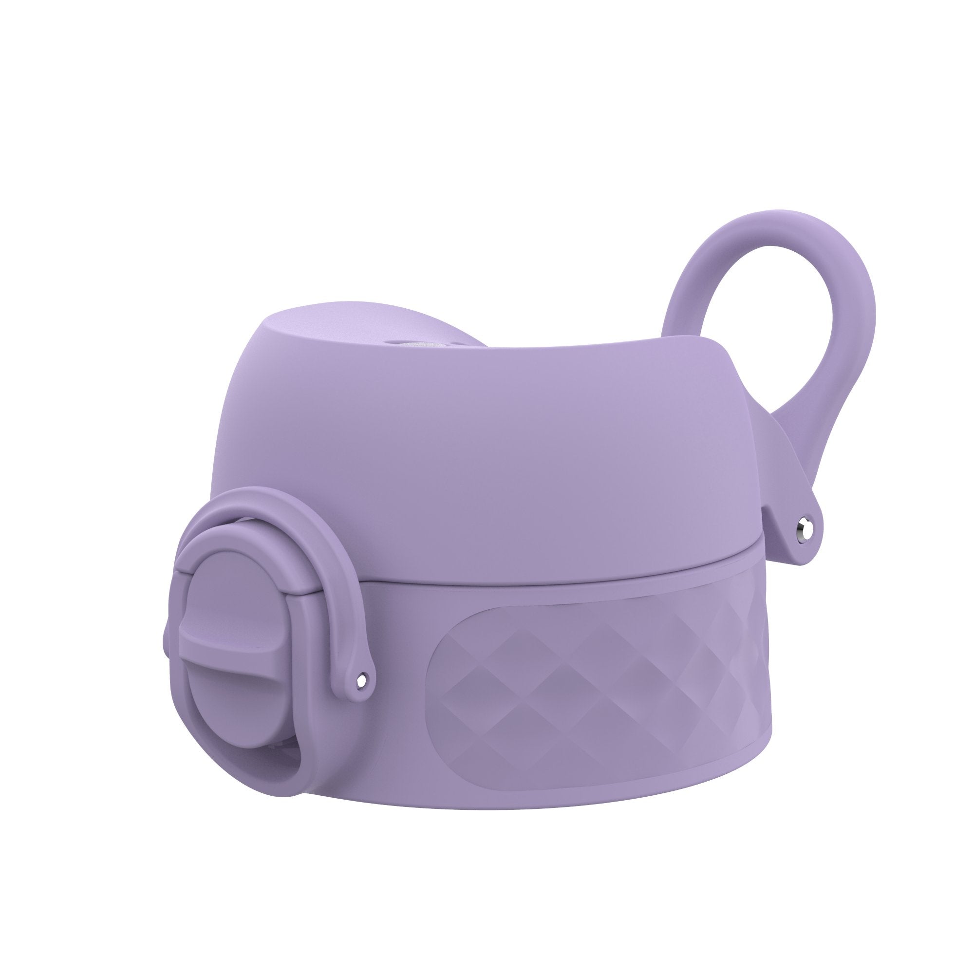 Light purple leak-proof water bottle replacement lid for small/medium ION8 bottles, part of Xtras & Add-Ons collection.