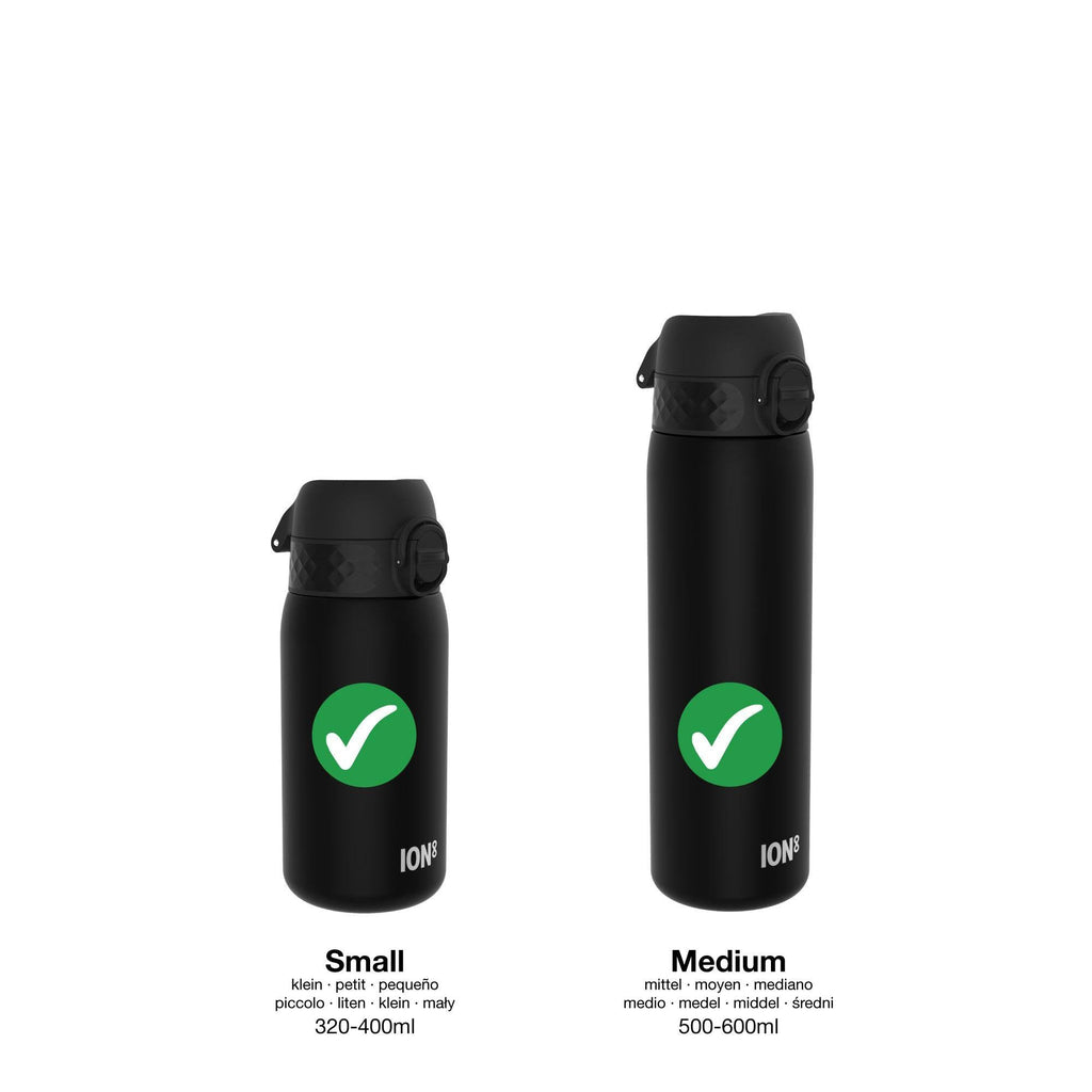 Light purple leak-proof water bottle replacement lid for small/medium ION8 bottles, part of Xtras & Add-Ons collection.