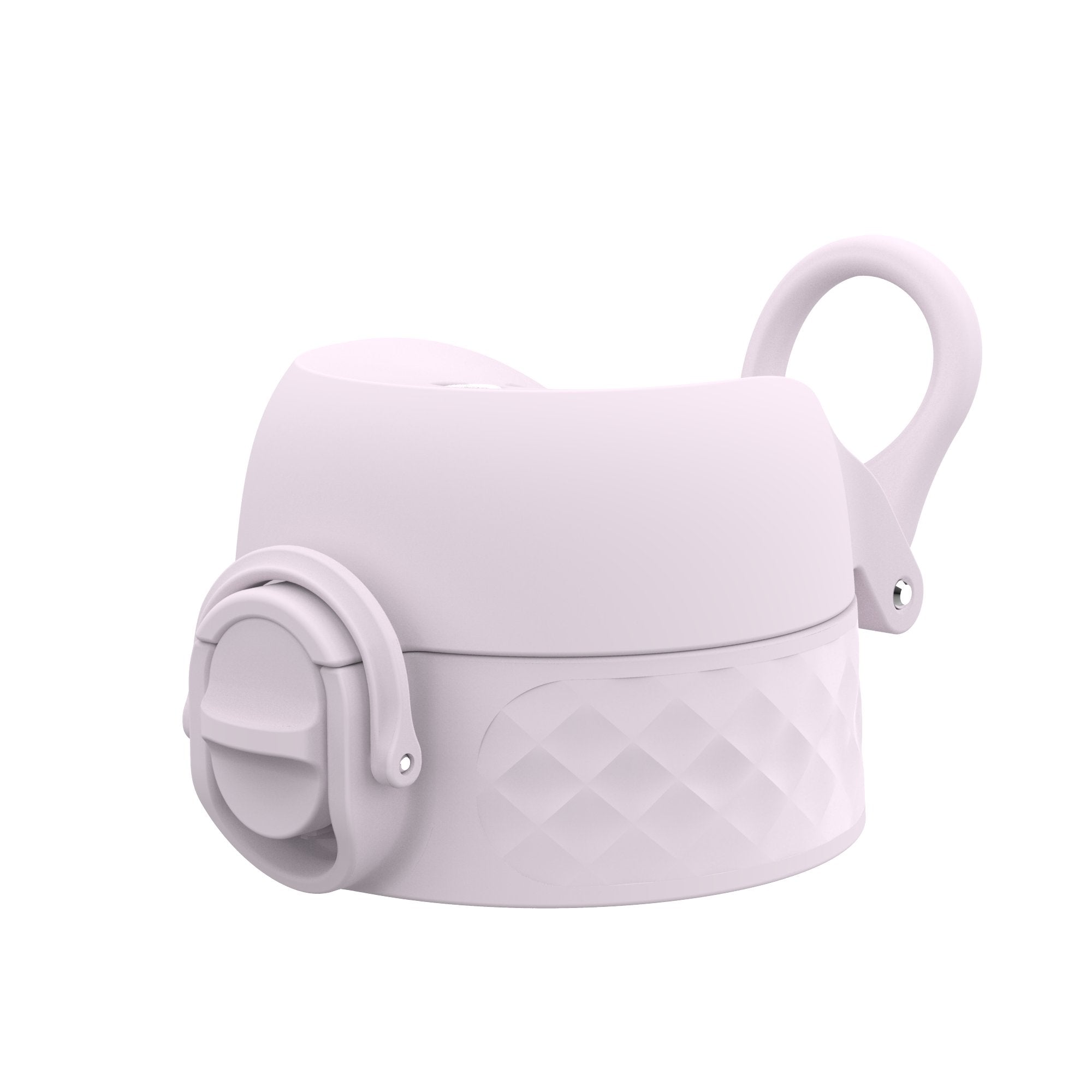Lilac leak-proof water bottle replacement lid by ION8, for small/medium bottles, part of Xtras & Add-Ons collection.