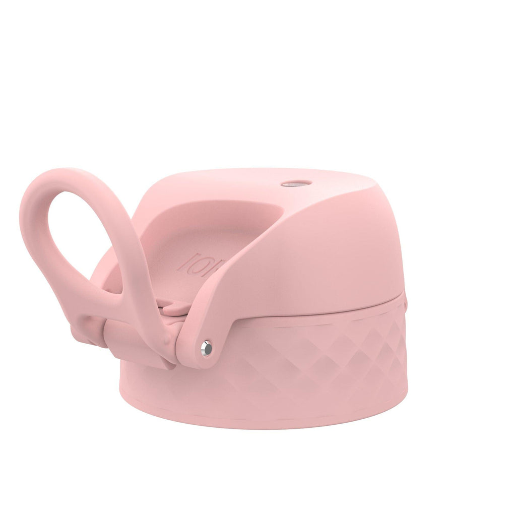 ION8 leak-proof water bottle replacement lid in rose quartz for small and medium bottles, designed as an add-on accessory.