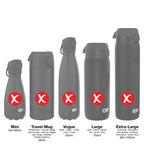 Ion8 leak-proof water bottle replacement lid in rose quartz, small/medium size, part of Xtras & Add-Ons collection.