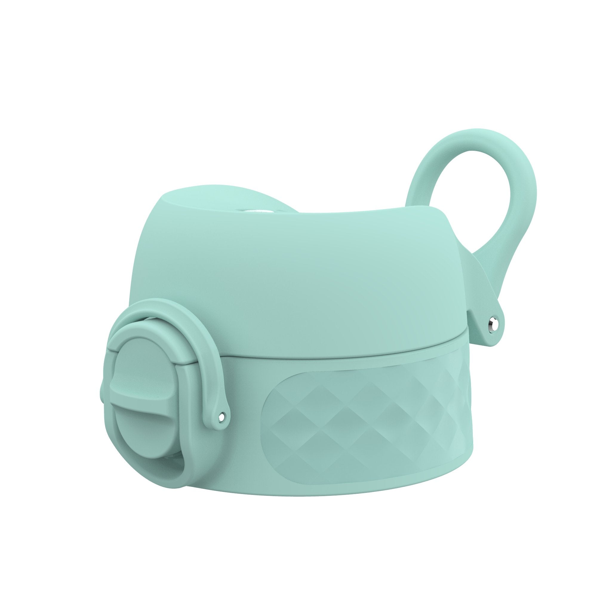 Ion8 leak-proof water bottle replacement lid in sonic blue for small to medium bottles, part of Xtras & Add-Ons collection.
