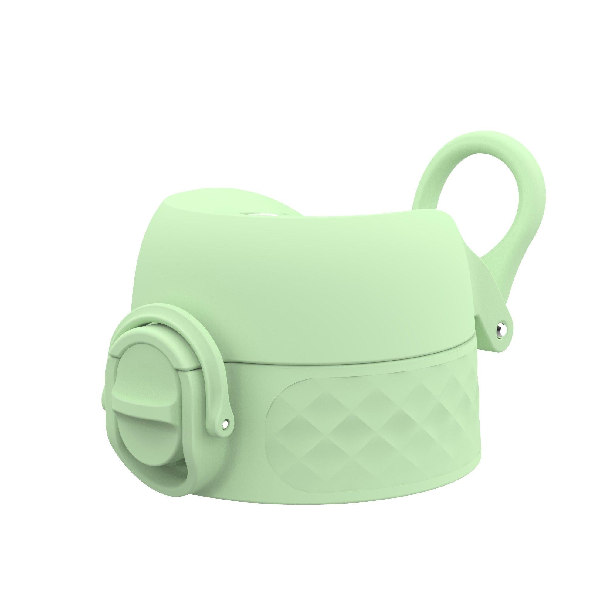 Ion8 leak-proof water bottle replacement lid in surf green for small and medium bottles, designed as an accessory.