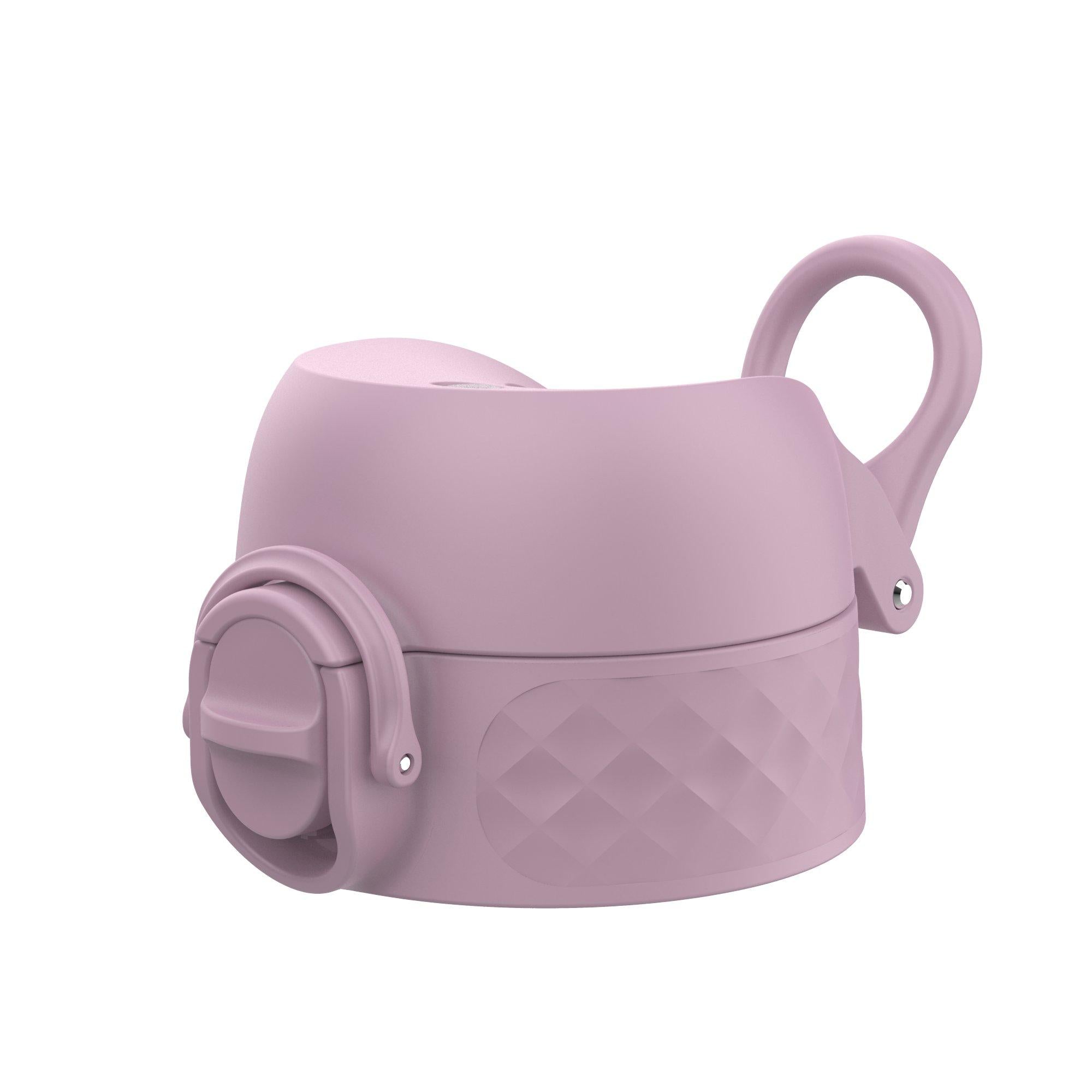 Ion8 unicorn pink leak-proof water bottle replacement lid for small/medium bottles, durable and secure accessory.