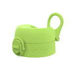 Green large leak-proof water bottle replacement lid for ION8 water bottles, designed as an Xtras & Add-Ons accessory.