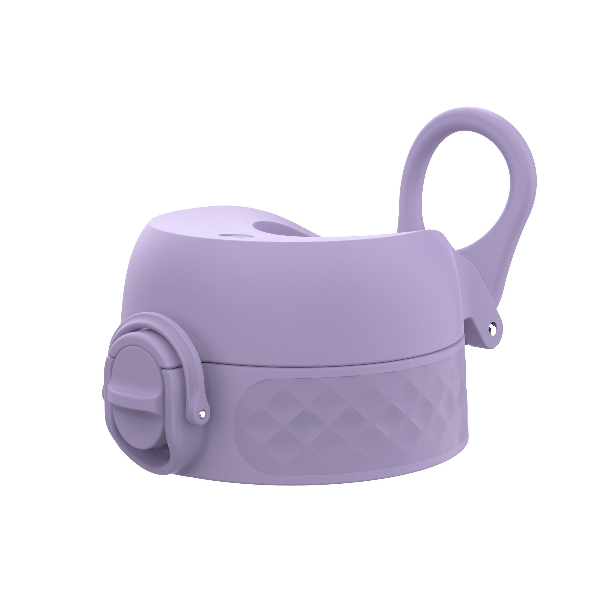 Light purple leak-proof water bottle replacement lid for large ION8 water bottles, designed for secure, spill-free hydration.