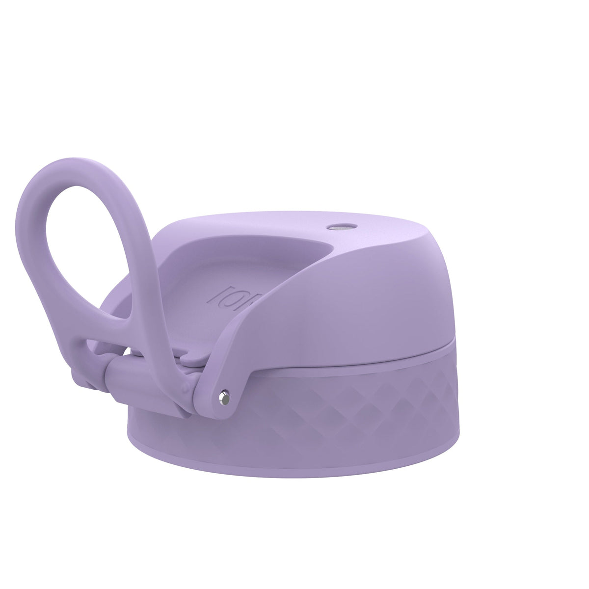 Light purple leak-proof water bottle replacement lid for large ION8 bottles, made for secure, spill-free hydration.
