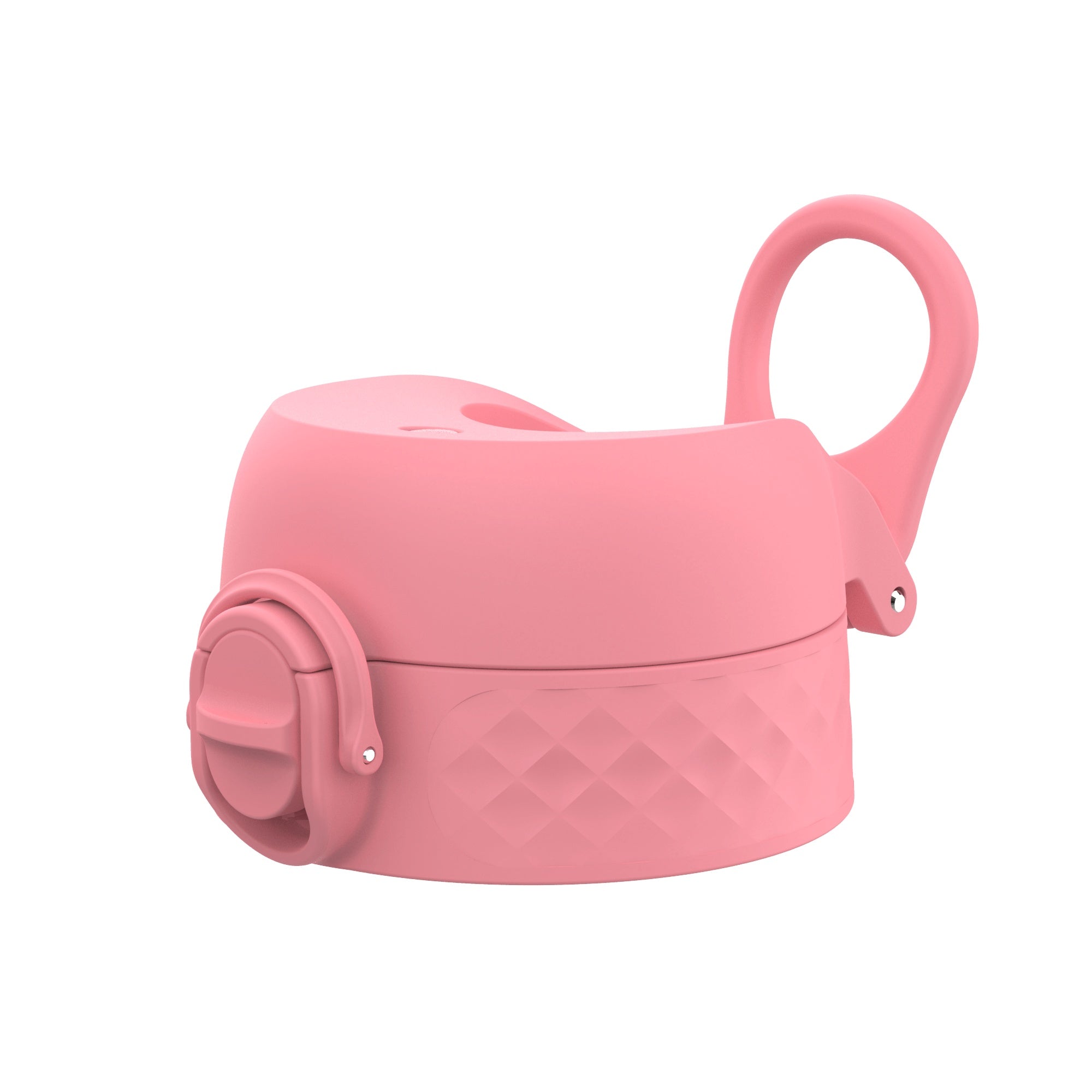 ION8 leak-proof water bottle replacement lid in rose bloom design, large size, for Xtras & Add-Ons collection.