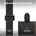 Black ION8 lightweight sling bottle bag from Xtras & Add-Ons collection, designed for easy carrying and hydration.