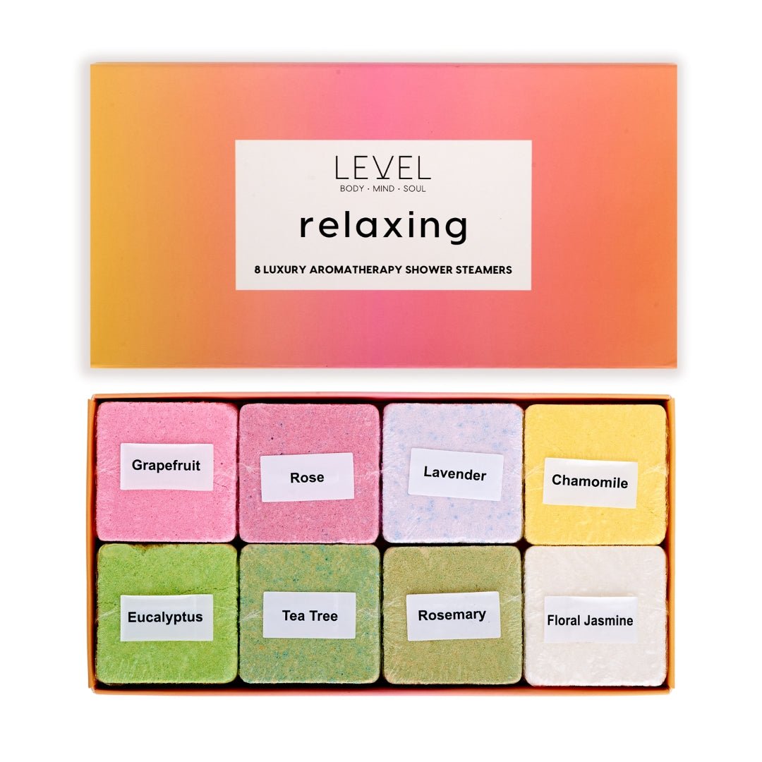 SMUG Relaxing Shower Steamers set with soothing aromas, designed to enhance your shower experience with calming scents.