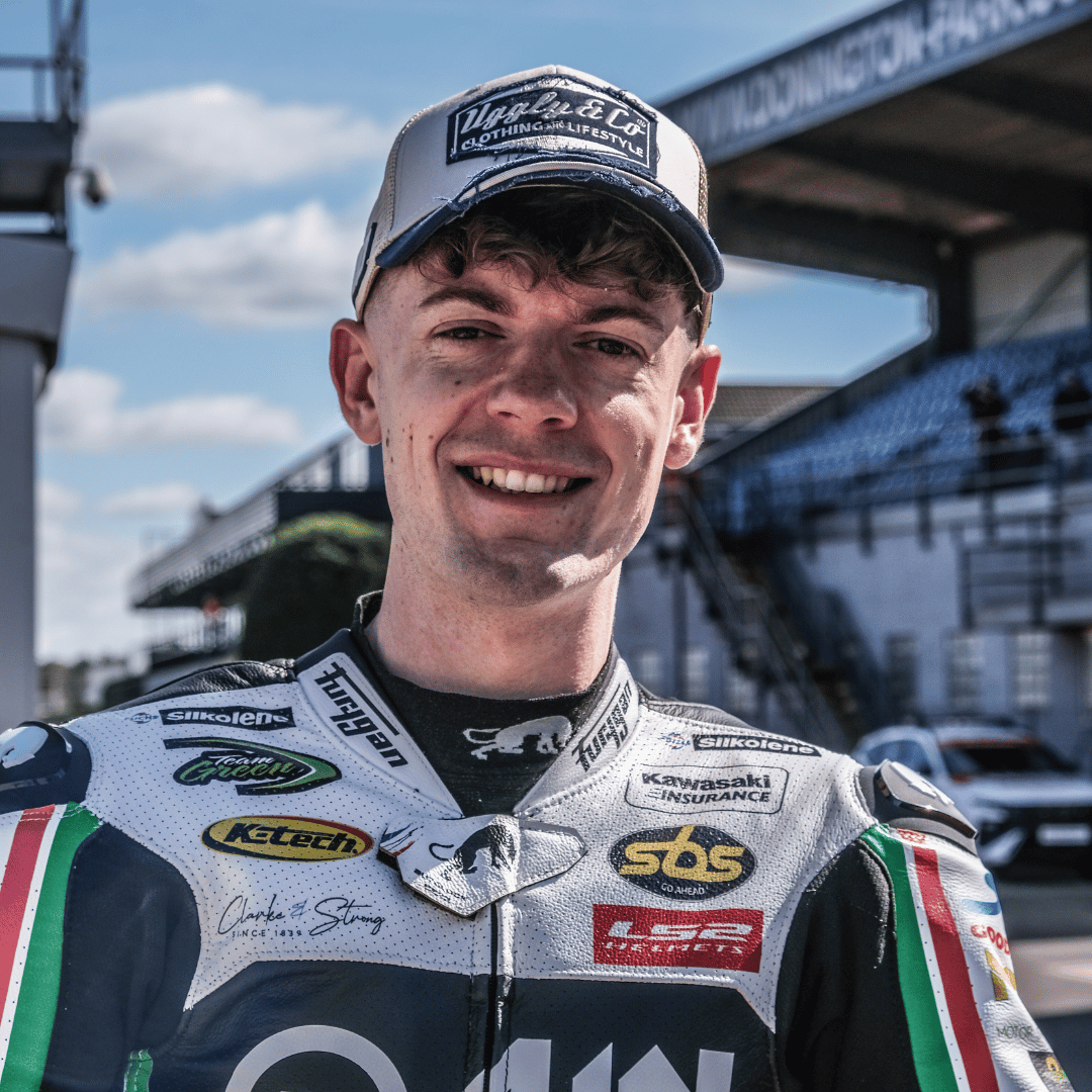 Diamond Trucker Hat by Uggly and Co featuring Max Cook #30 branding, shown with a British Superbikes racing design.