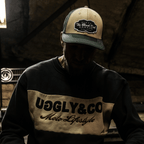 Green & Beige Black Dub Garage Trucker Hat