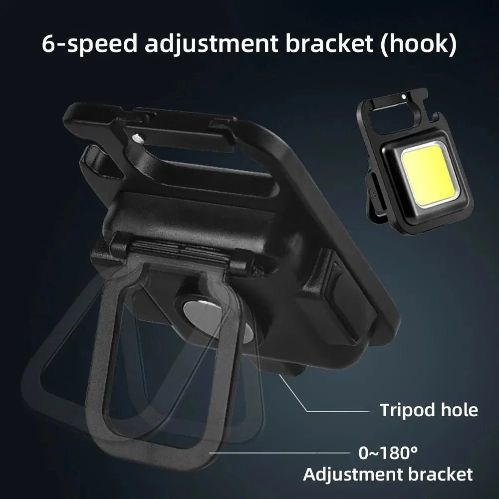 HikeWare multi-functional LED keyring flashlight with compact design, bright light, and versatile features for everyday use
