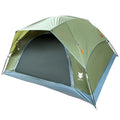 HikeWare Night Cat 3-4 person double layer tent set up outdoors, featuring waterproof fabric and spacious interior for camping.