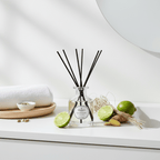 Parks Candles Nordic Spa Reed Diffuser 100ml with elegant glass bottle and reed sticks for home fragrance.