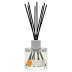 Parks Candles Santal Vanille Reed Diffuser 100ml with elegant glass bottle and reed sticks for home fragrance.