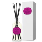 Reed diffuser by Parks Candles featuring wild fig, cassis, and orange blossom in a 220ml glass bottle.