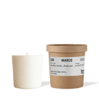 Russell + White San Marco scented soy candle refill, 250g, natural soy wax, designed for refillable candle jars with a fragrant aroma.