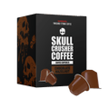Skull Crusher Coffee Chocolate Hazelnut Nespresso capsules, featuring rich, flavored coffee capsules with chocolate and hazelnut notes.