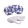 SMUG cloud padded satin sleep mask with elephant print for comfortable, stylish sleep and light blocking.