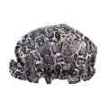 SMUG snake print shower cap made of waterproof material, featuring a stylish snake pattern for hair protection during showers.