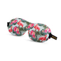 Contoured 3D blackout sleep mask with flamingo print by SMUG, designed to block light and ensure comfortable sleep.
