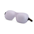 Contoured 3D blackout sleep mask in grey by SMUG, soft fabric with an ergonomic design for comfortable sleep and light blocking.