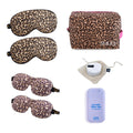 SMUG leopard print sleepover set featuring cozy pajamas and accessories for a fun, stylish nightwear look.