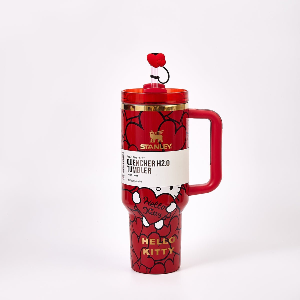 Stanley x Hello Kitty Sweet Hearts Glitter Tumbler [Limited Edition]-3