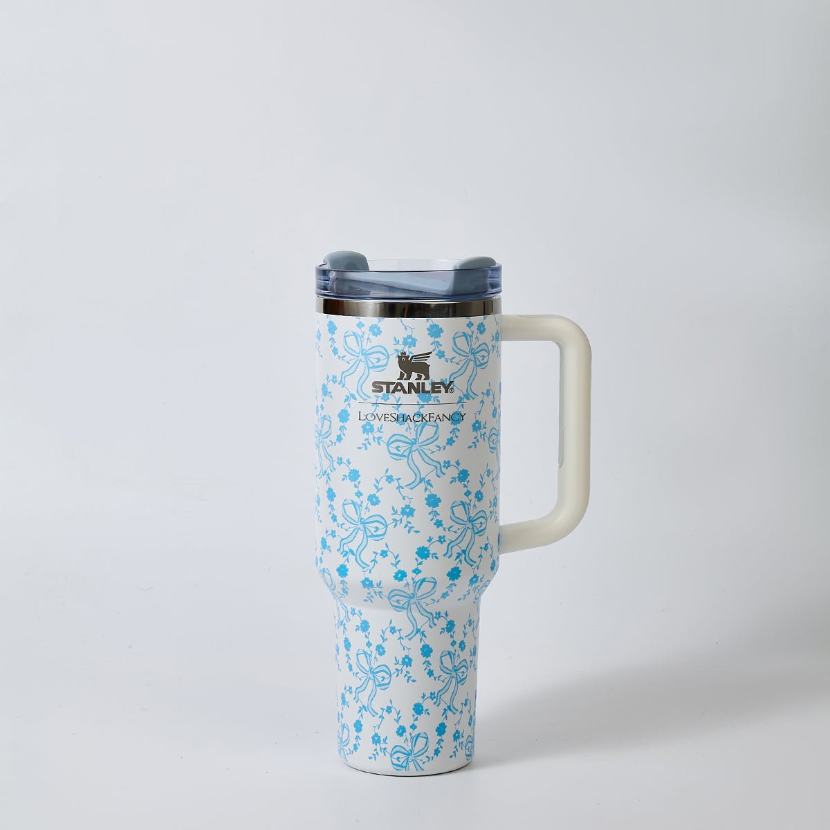 Stanley x LoveShackFancy Bow Blossom Quencher H2.0 FlowState Tumbler 40oz – Limited Edition Floral Bow Tumbler-1