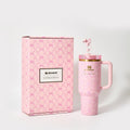 Stanley x LoveShackFancy Diamond Bow Quencher H2.0 FlowState Tumbler 40oz – Limited Edition Pink Ribbon Collection-0