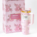 Stanley x LoveShackFancy Rosa Beaux Quencher H2.0 FlowState Tumbler 40oz – Limited Edition Floral Bow Collection-5