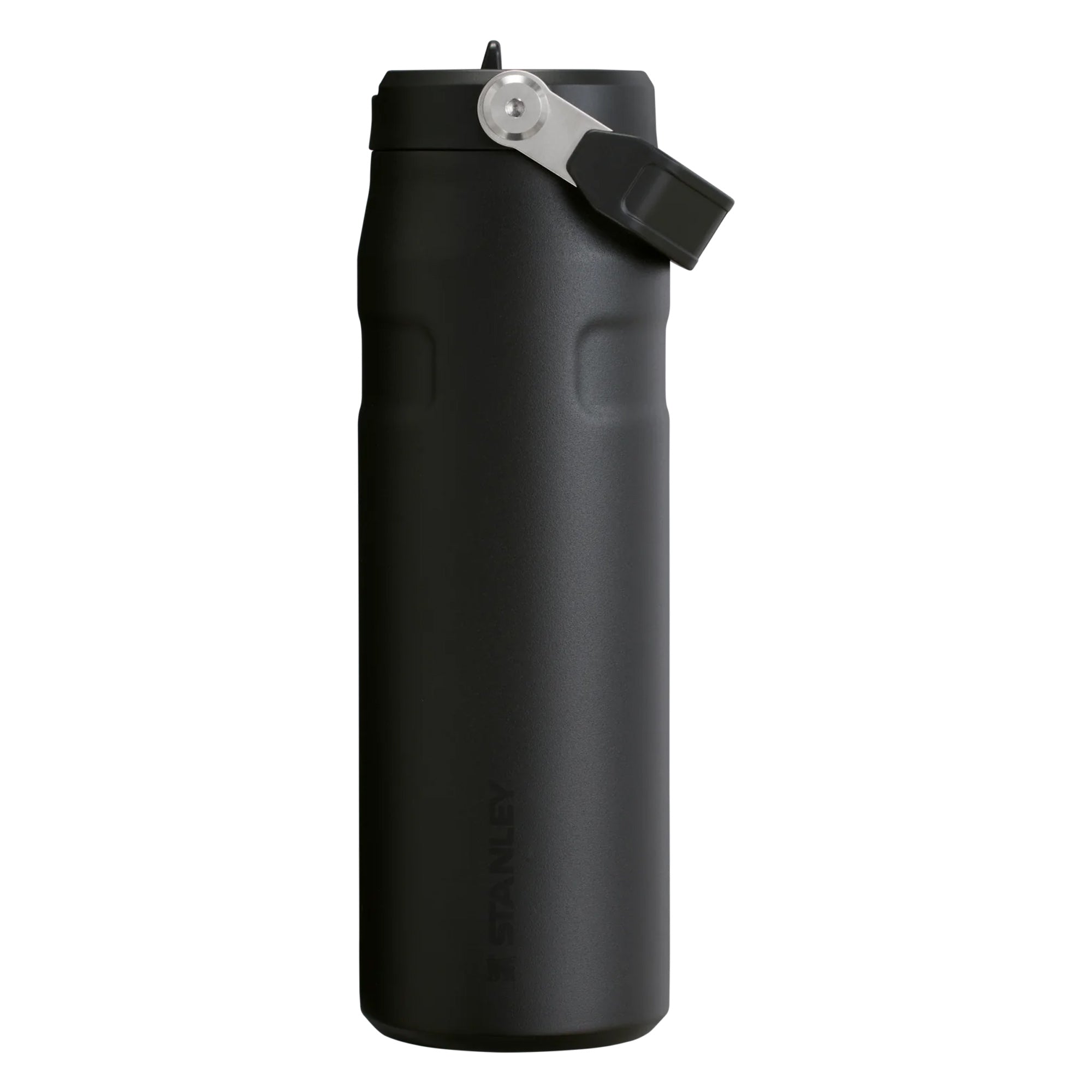 Stanley IceFlow Bottle Flip Straw 0.7L water bottle with flip lid and straw, black finish, designed for hydration and portability