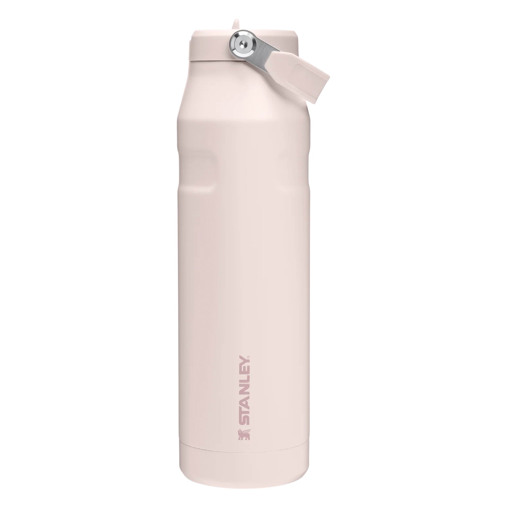Stanley IceFlow Bottle Flip Straw 1.06L water bottle with flip lid and straw, durable stainless steel design for hydration on the go.