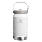 Stanley IceFlow Flip Straw 2.0L water bottle with frosted finish, 1.9-liter capacity, and easy flip straw lid.