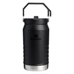 Stanley IceFlow Flip Straw 2.0L water bottle with frosted finish, 1.9L capacity, featuring a flip straw for easy drinking.