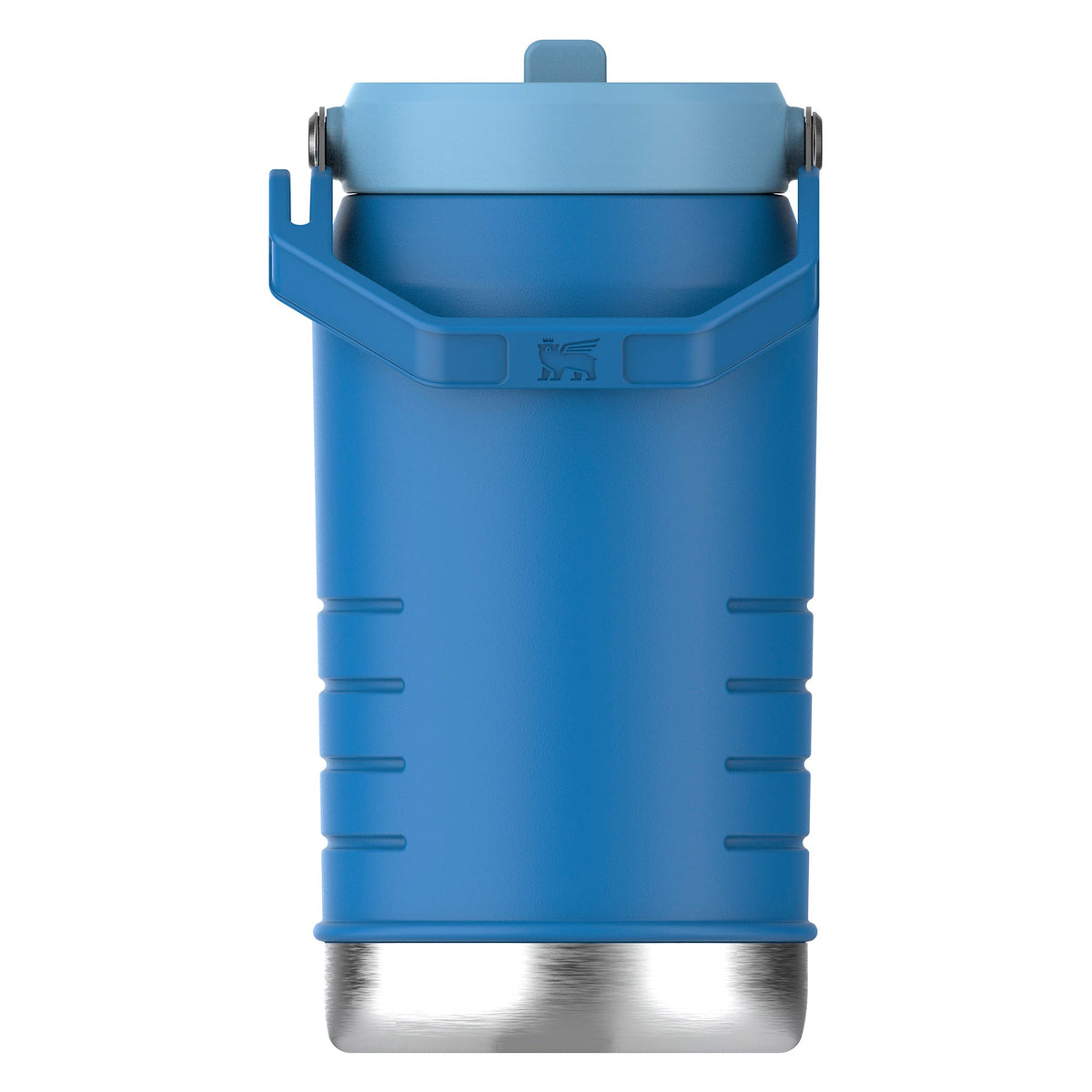 Stanley IceFlow Flip Straw 2.0L water bottle with frosted finish and wide mouth, designed for easy drinking and durability