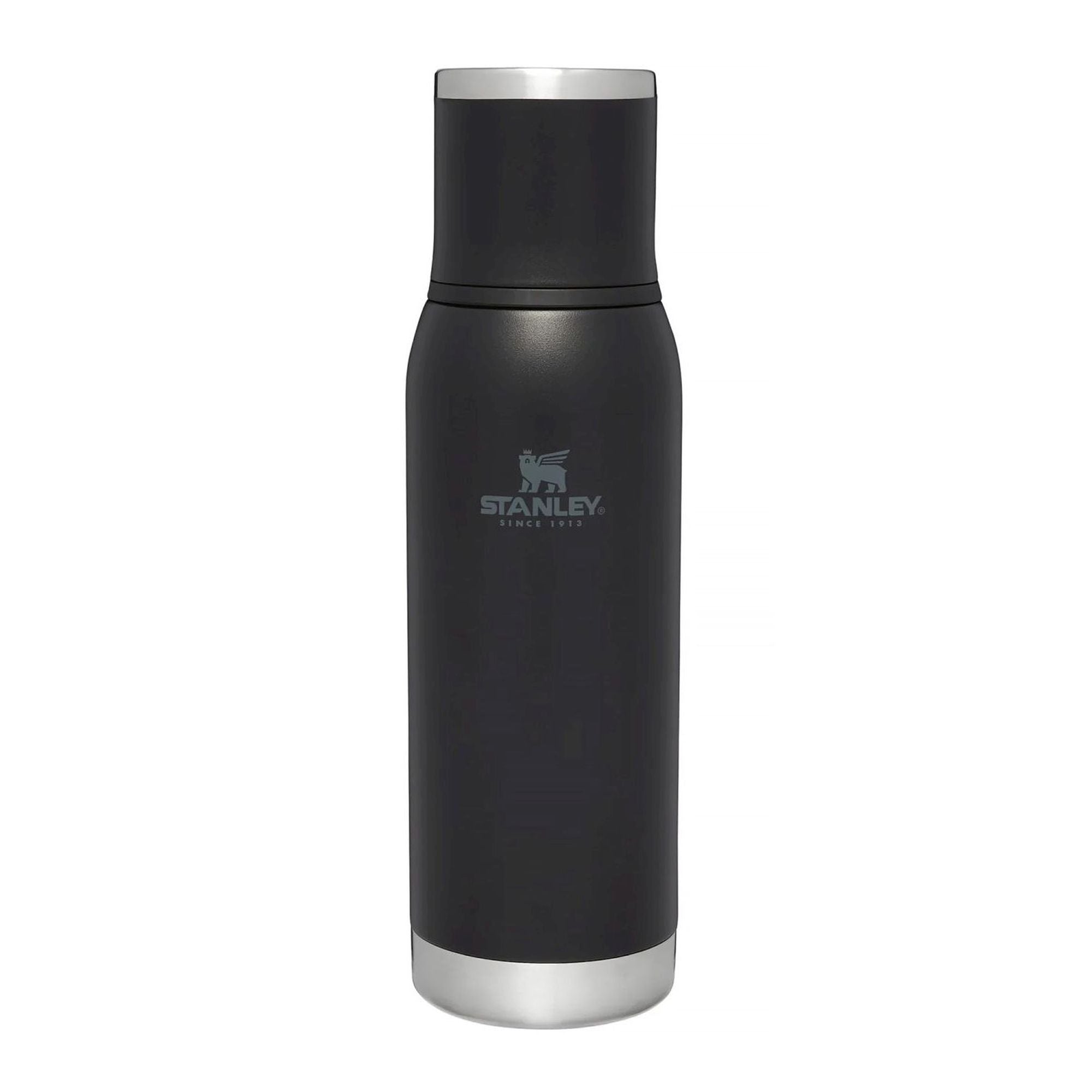 Stanley Adventure To Go water bottle, 0.75L, with a durable stainless steel design and secure lid for outdoor hydration.