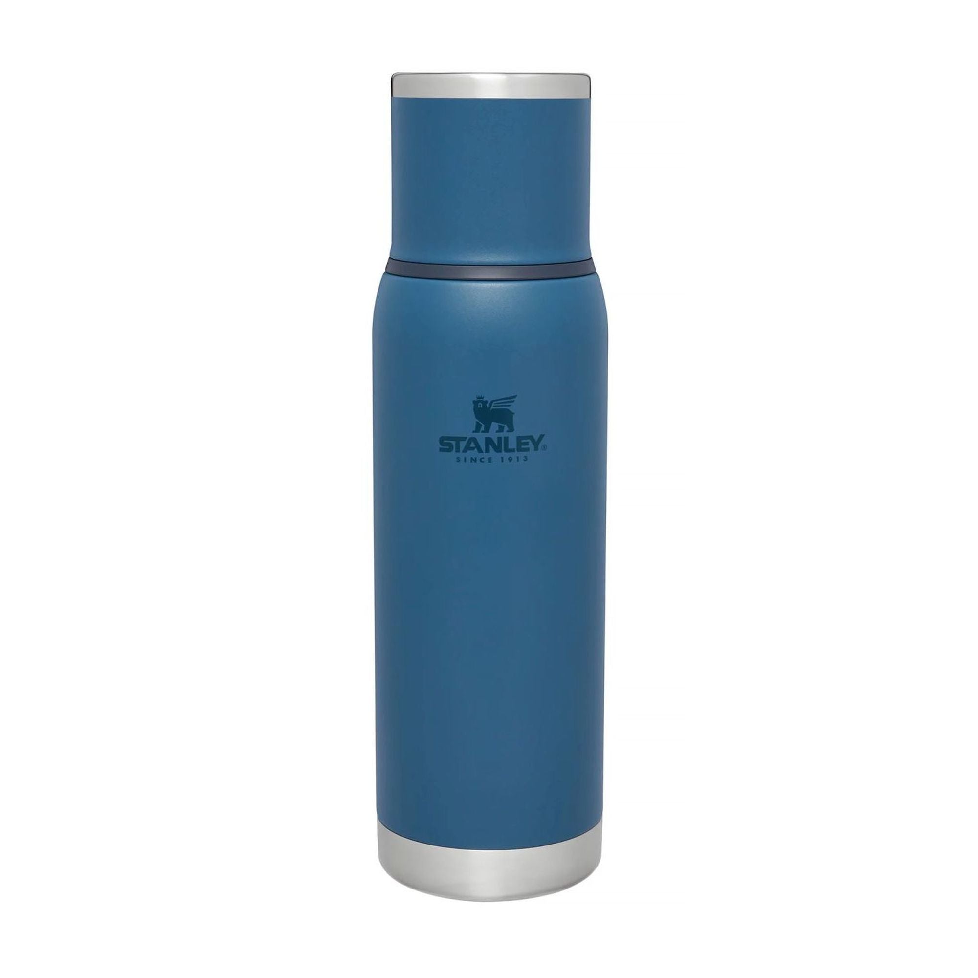 Stanley Adventure To Go 1.0L water bottle with a sleek design, durable stainless steel body, and secure lid for on-the-go hydration.