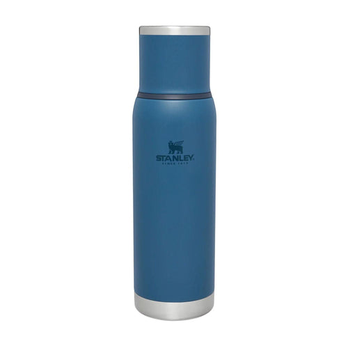 Stanley Adventure To Go 1.0L water bottle with a sleek design, durable stainless steel body, and secure lid for on-the-go hydration.