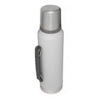 Stanley Legendary Classic Water Bottle 1.0L in ash color, durable stainless steel design with screw-top lid for hydration.