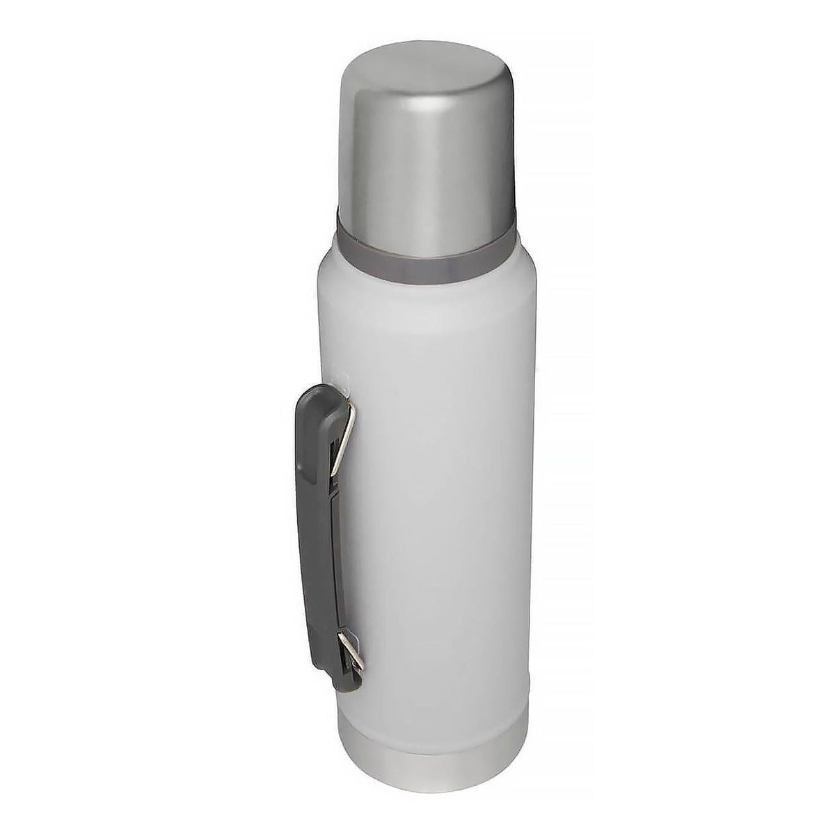 Stanley Legendary Classic Water Bottle 1.0L in ash color, durable stainless steel design with screw-top lid for hydration.