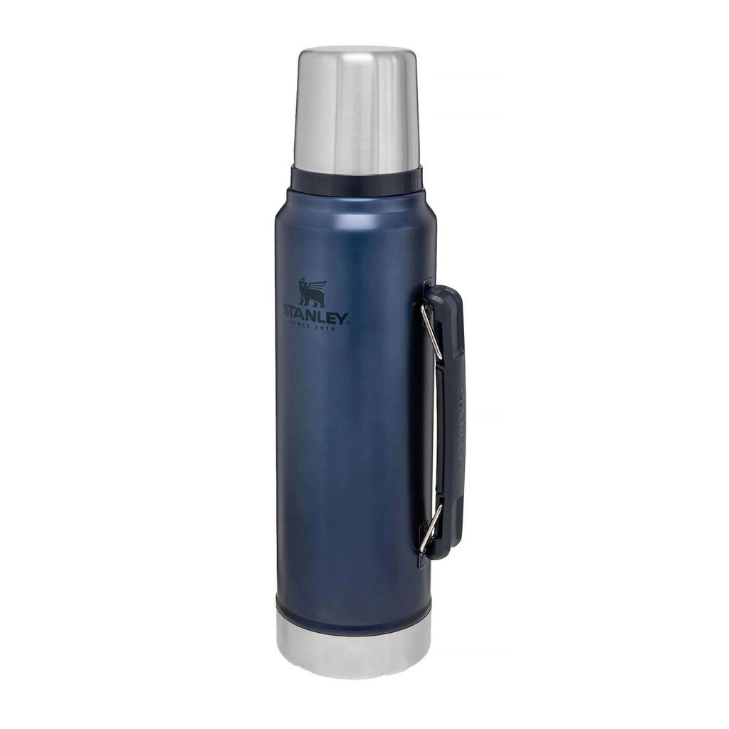 Stanley Legendary Classic 1.0L water bottle in ash color with a sleek, durable design for everyday hydration.